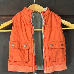 Janie and Jack Orange Kids Vest